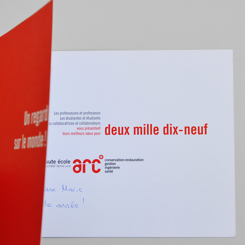 carte de voeux he-arc